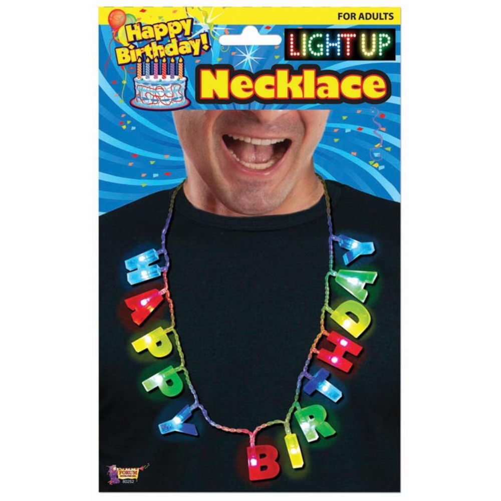 Light-Up Necklace-Happy Birthday