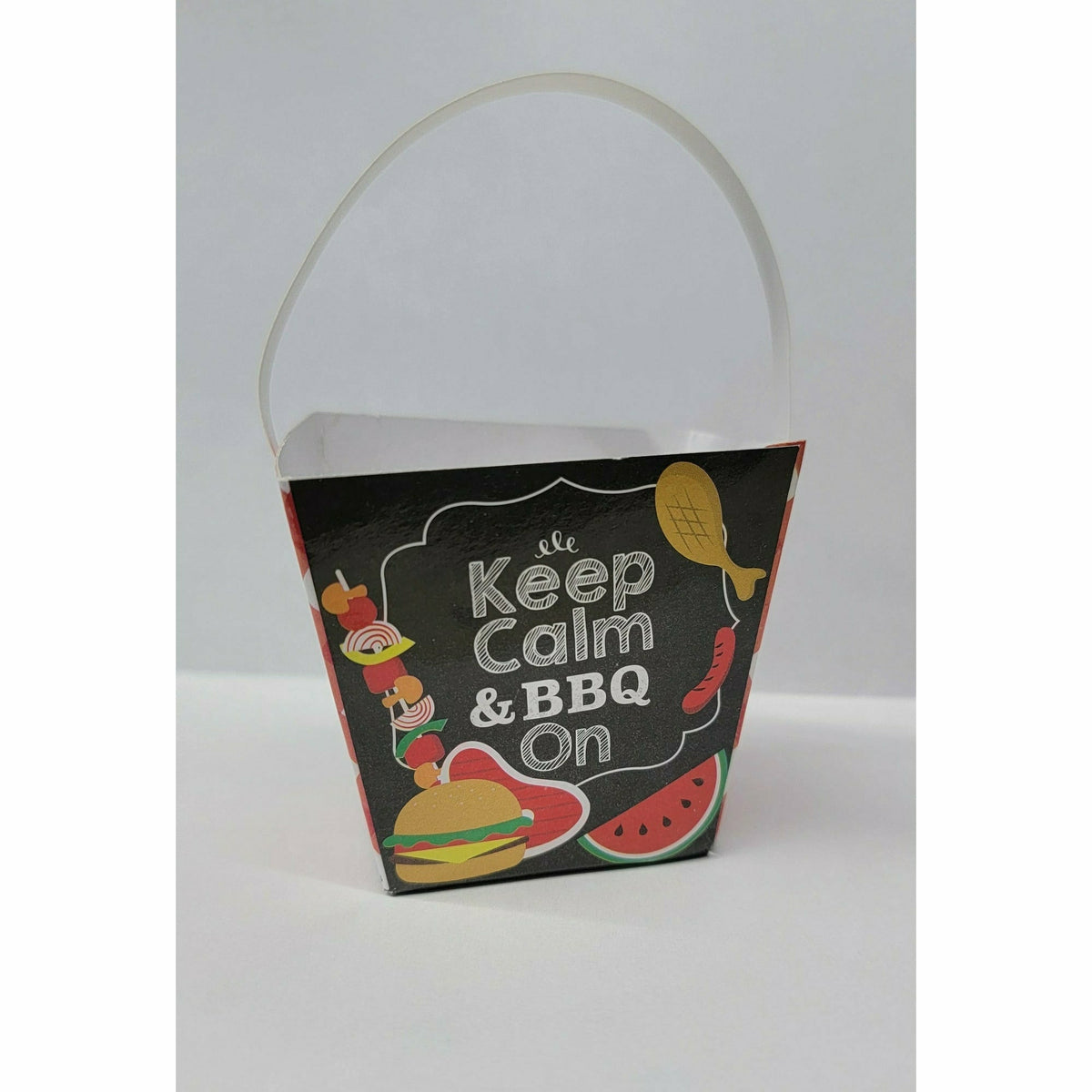 Peachtree Playthings LUAU Mini Snack Pails - Keep Calm &amp; BBQ On