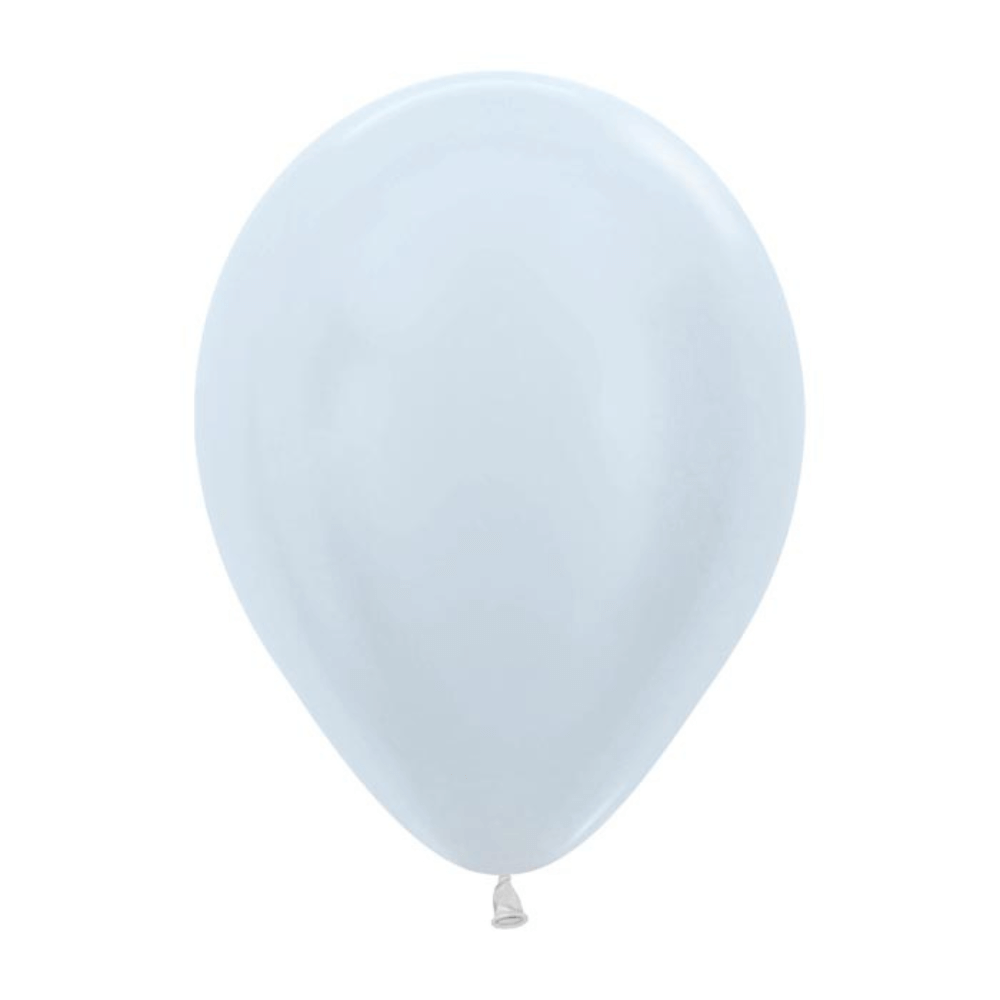Pearl White Latex Balloon 100ct, 5"