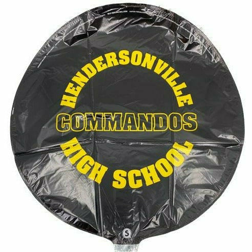 Hendersonville High School Commandos 17" Mylar Balloon