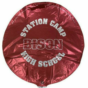 Pioneer Balloon BALLOONS I004 Station Camp High School Bison 18" Mylar Balloon