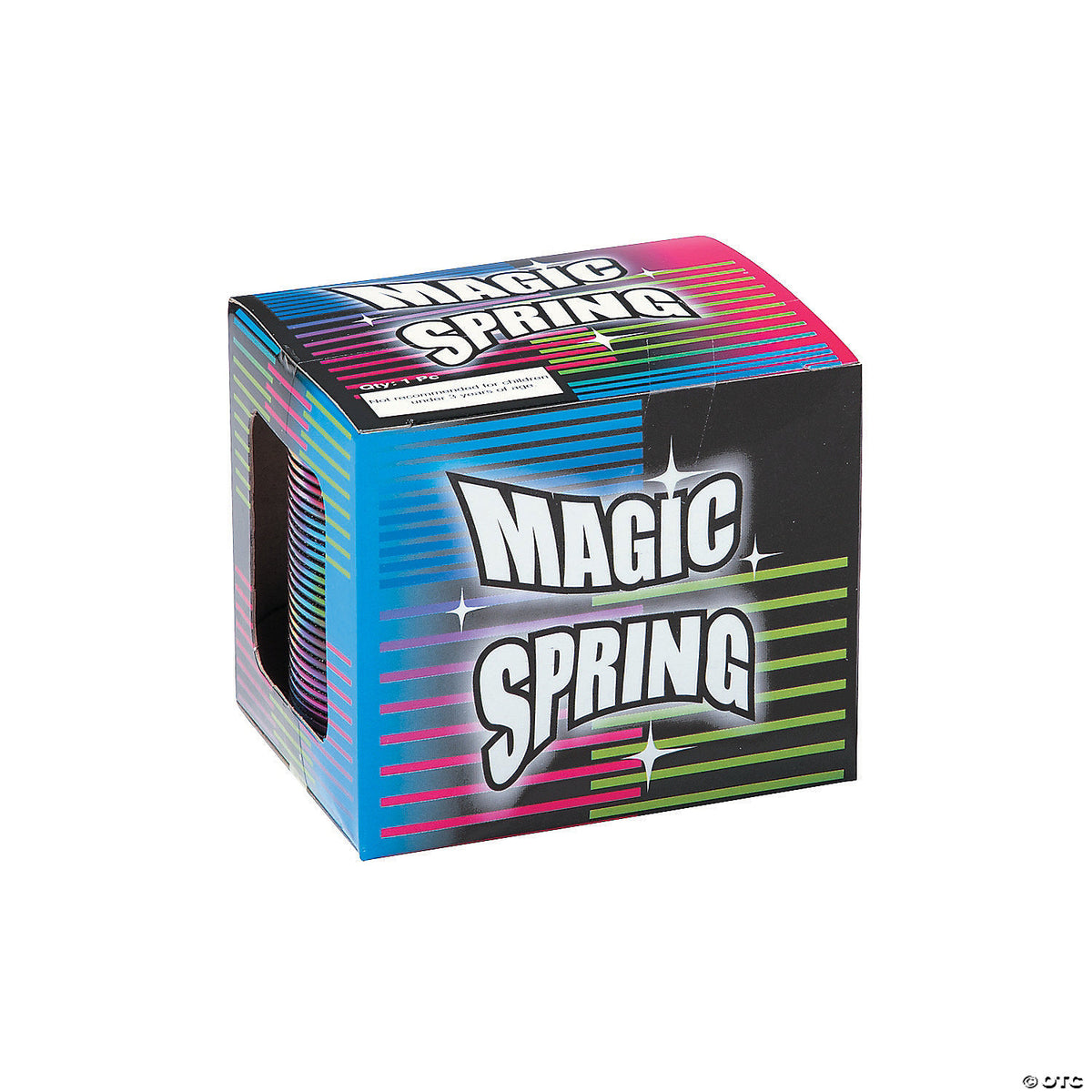 Plastic Metallic Multicolor Magic Springs
