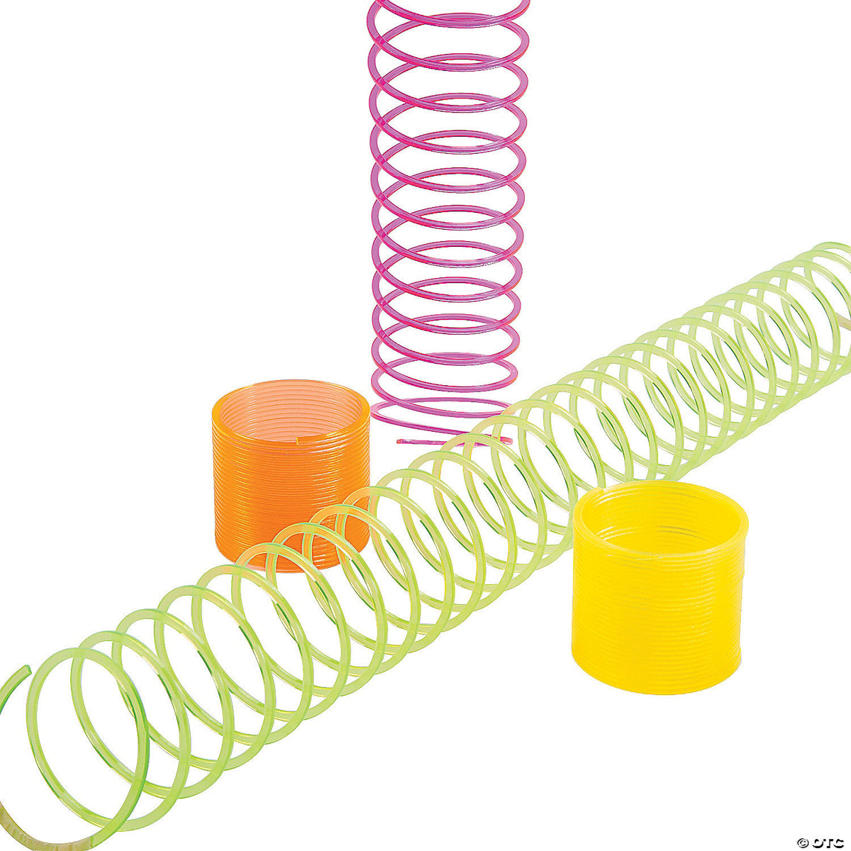 Plastic Mini Transparent Bright Magic Springs