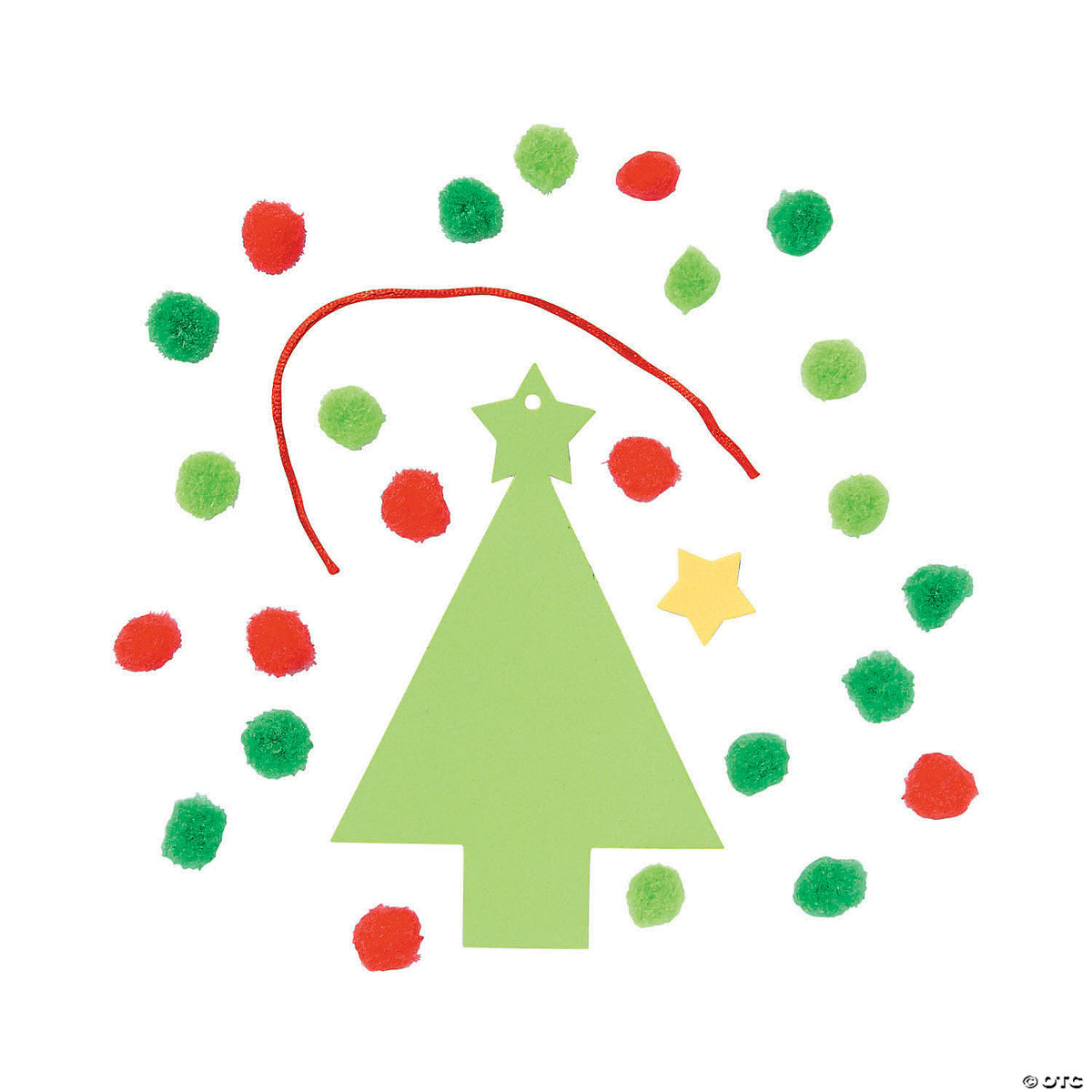 Pom-Pom Christmas Tree Craft Kit