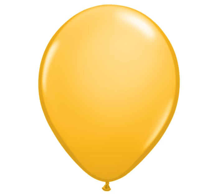 Qualatex Goldenrod Latex 11&quot; Balloons - 100 Count