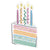 Rainbow Birthday Sweets Cake-Shaped Guest Napkins