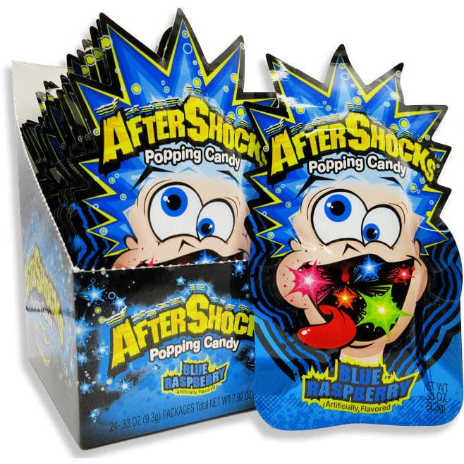 Redstone Foods Inc AFTERSHOCKS POPPING CANDY BLUE RASPBERRY