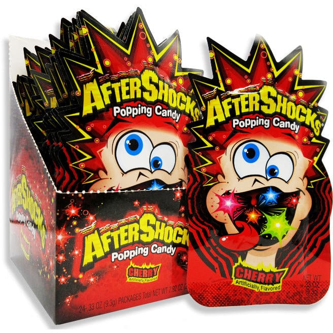 Redstone Foods Inc AFTERSHOCKS POPPING CANDY CHERRY