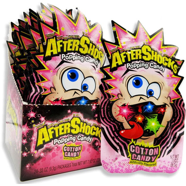 Redstone Foods Inc candy AFTERSHOCKS POPPING CANDY COTTON CANDY