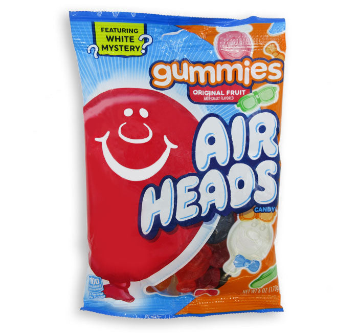 Redstone Foods Inc CANDY AIRHEADS PEG BAG - ORIGINAL FRUIT FLAVORED