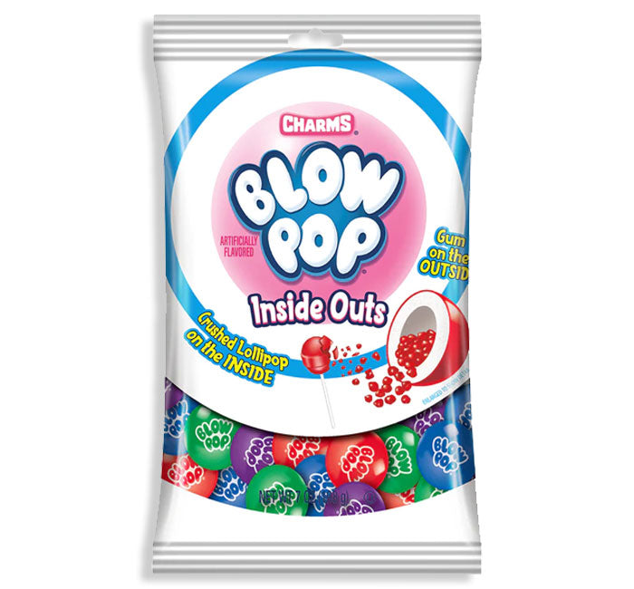 Redstone Foods Inc CANDY BLOW POPS INSIDE OUTS PEG BAG