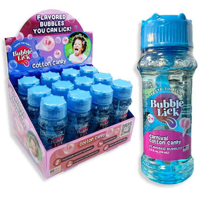 Redstone Foods Inc CANDY BUBBLE LICK FLAVORED BUBBLES - COTTON CANDY