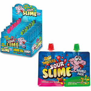 Redstone Foods Inc CANDY Face Twisters Sour Slime Double Pack