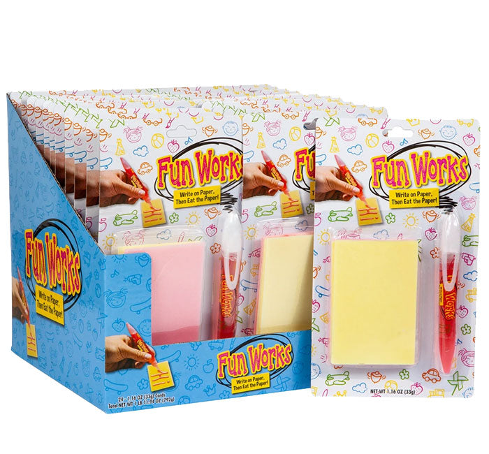 Redstone Foods Inc CANDY FUN FACTORY WRITE &amp; EAT PAPER CANDY