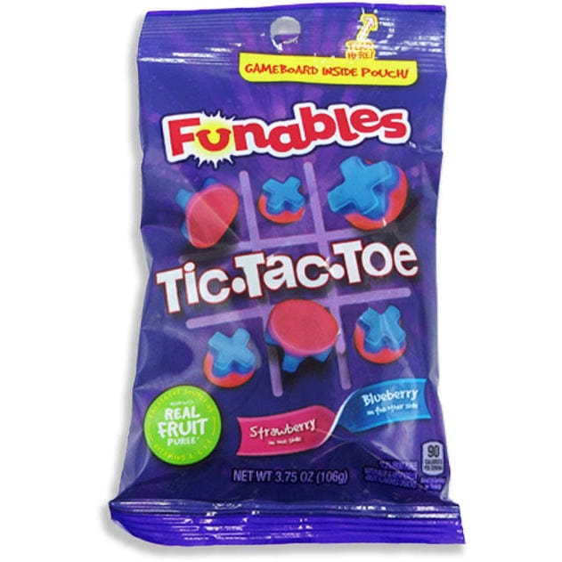 Redstone Foods Inc CANDY FUNABLES - TIC-TAC-TOE - STRAWBERRY - BLUEBERRY