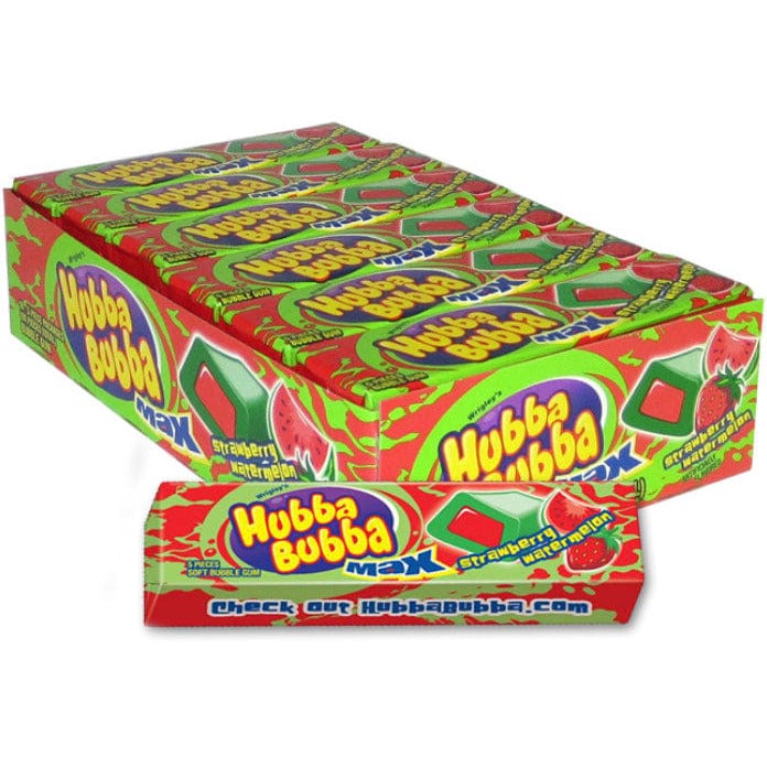 Redstone Foods Inc CANDY HUBBA BUBBA MAX 5PC STRAWBERRY WATERMELON