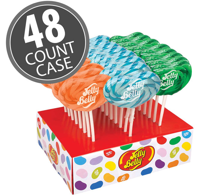 Redstone Foods Inc CANDY JELLY BELLY LOLLIPOPS (BERRY BLUE TANGERINE GREEN APPLE)