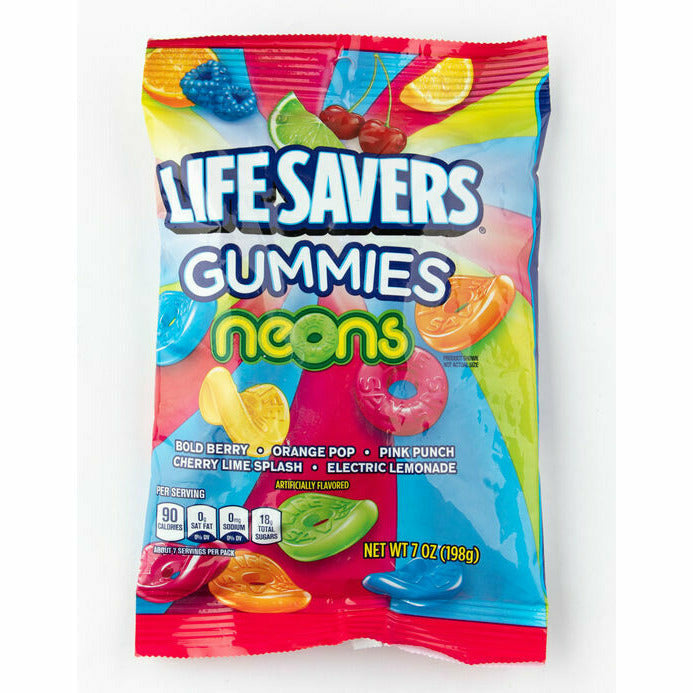 Redstone Foods Inc CANDY Lifesavers Gummies - Neon