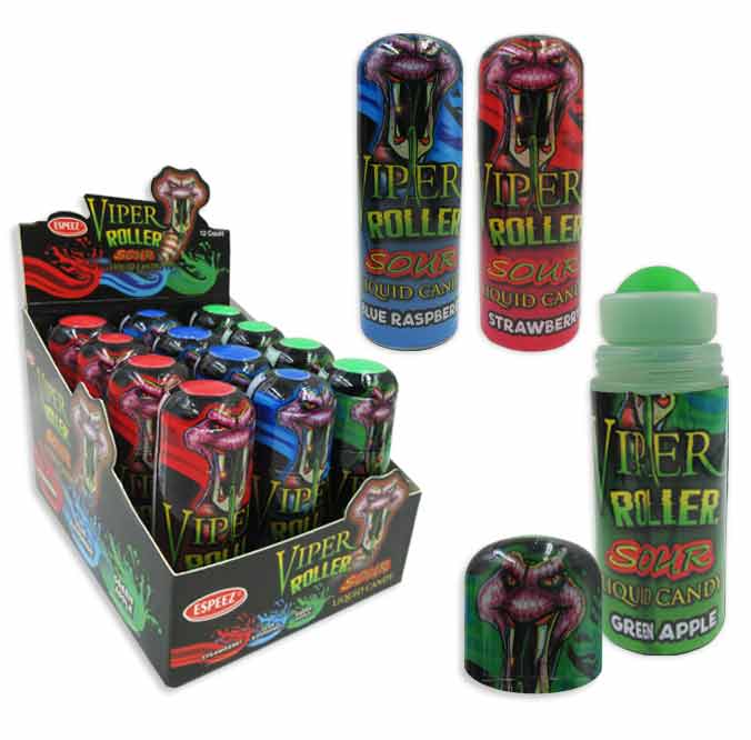 Redstone Foods Inc CANDY VIPER VENOM SOUR ROLLER CANDY