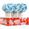 Redstone Foods Inc CANDY Whirly Pops - Blue & White