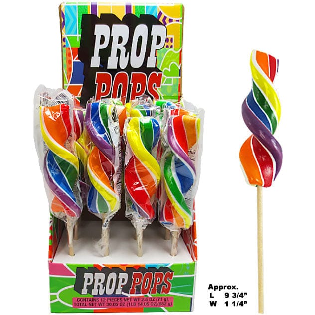 Redstone Foods Inc CANDY WILD WEST PROP LOLLIPOPS - RAINBOW