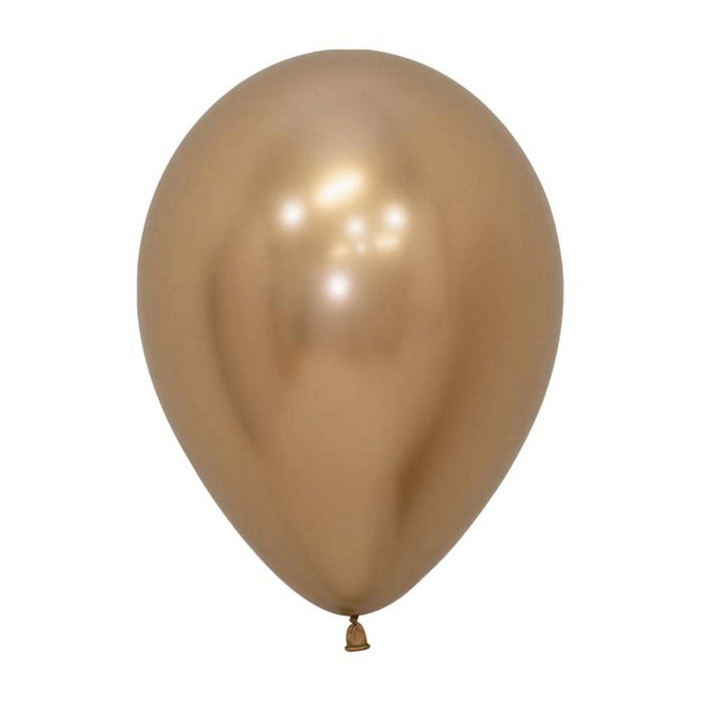 Reflex Gold Latex Balloon 100ct, 5" 