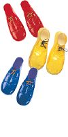 Rubie&#39;s COSTUMES: ACCESSORIES CLOWN SHOE ASSRTMENT-6PK