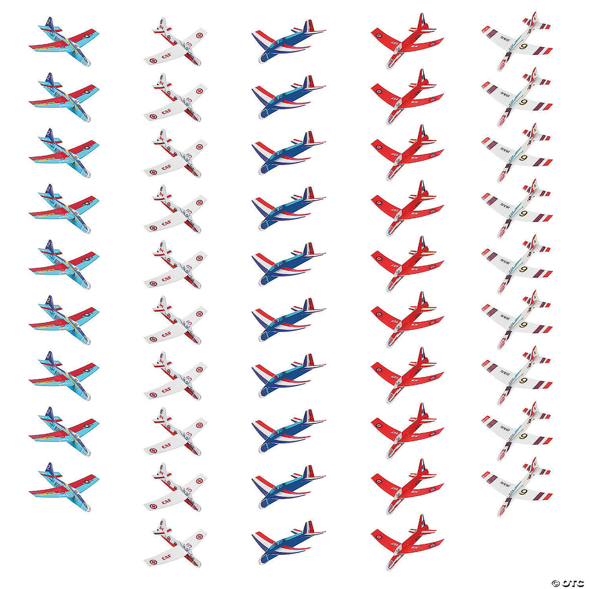 Airplanes from Around the World Foam Gliders