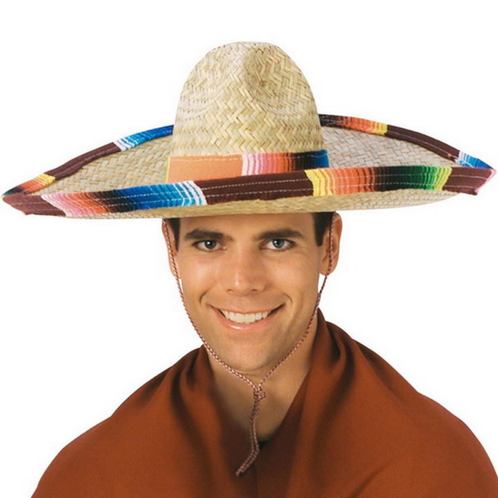 Rubie&#39;s COSTUMES: HATS Sombrero With Serape Band and Edge