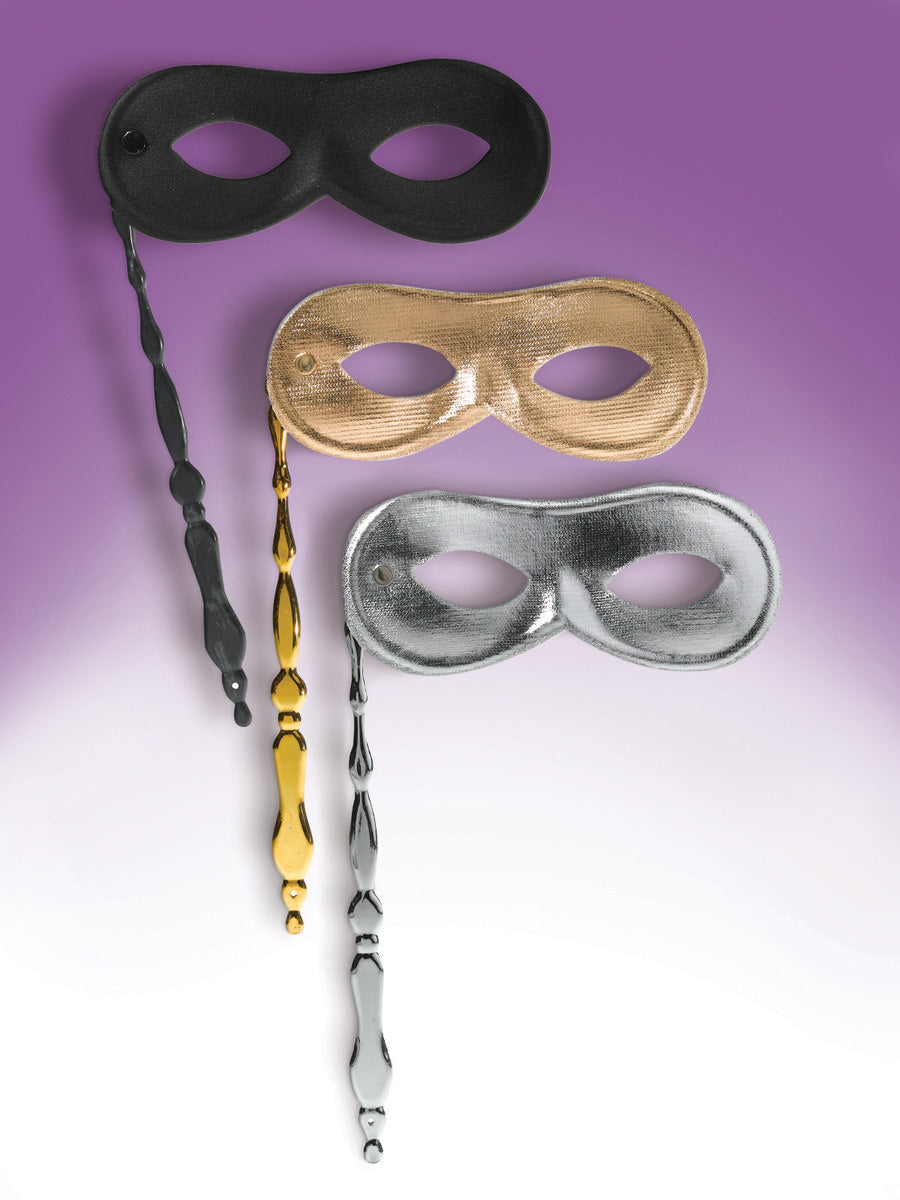 Rubie&#39;s COSTUMES: MASKS MASK ON STICK-BLACK