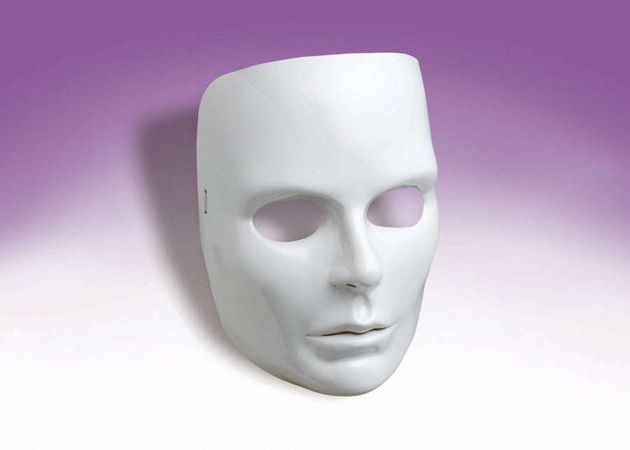 Rubie&#39;s COSTUMES: MASKS WHITE FACE MASK-FEMALE