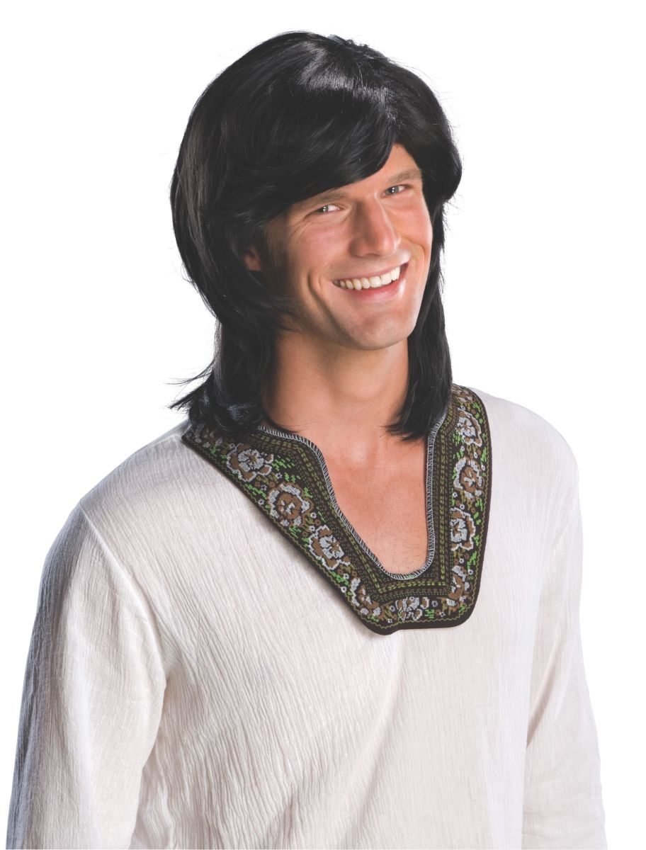 Rubie&#39;s COSTUMES: WIGS Black 70’s Guy Wig