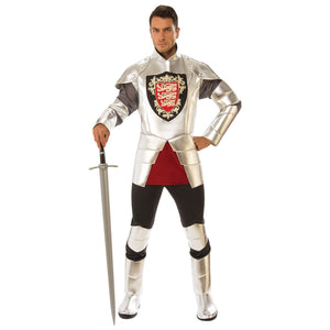 Rubies COSTUMES Adult Standard Silver Knight Costume