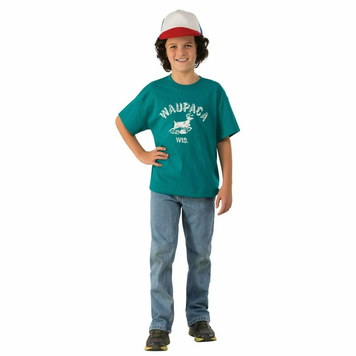 Rubies COSTUMES Large (12-14) Stranger Things Kids Dustin&#39;s Costume Kit