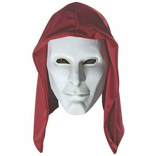 Rubies COSTUMES: MASKS T4 Anarky Deluxe Latex Mask with Hood Adult