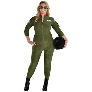 Rubies COSTUMES Plus XXL (18-20) Womens Adult Top Gun Maverick Flight Suit Costume