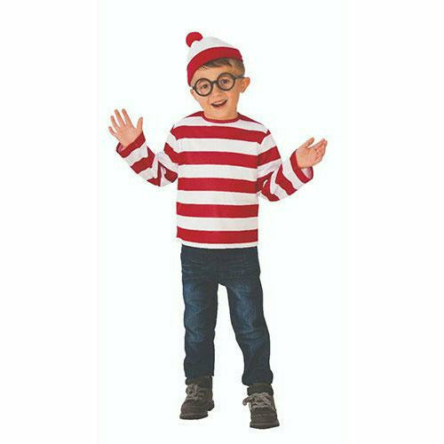 Rubies COSTUMES Small 3-4 Boys Kids Where&#39;s Waldo Costume