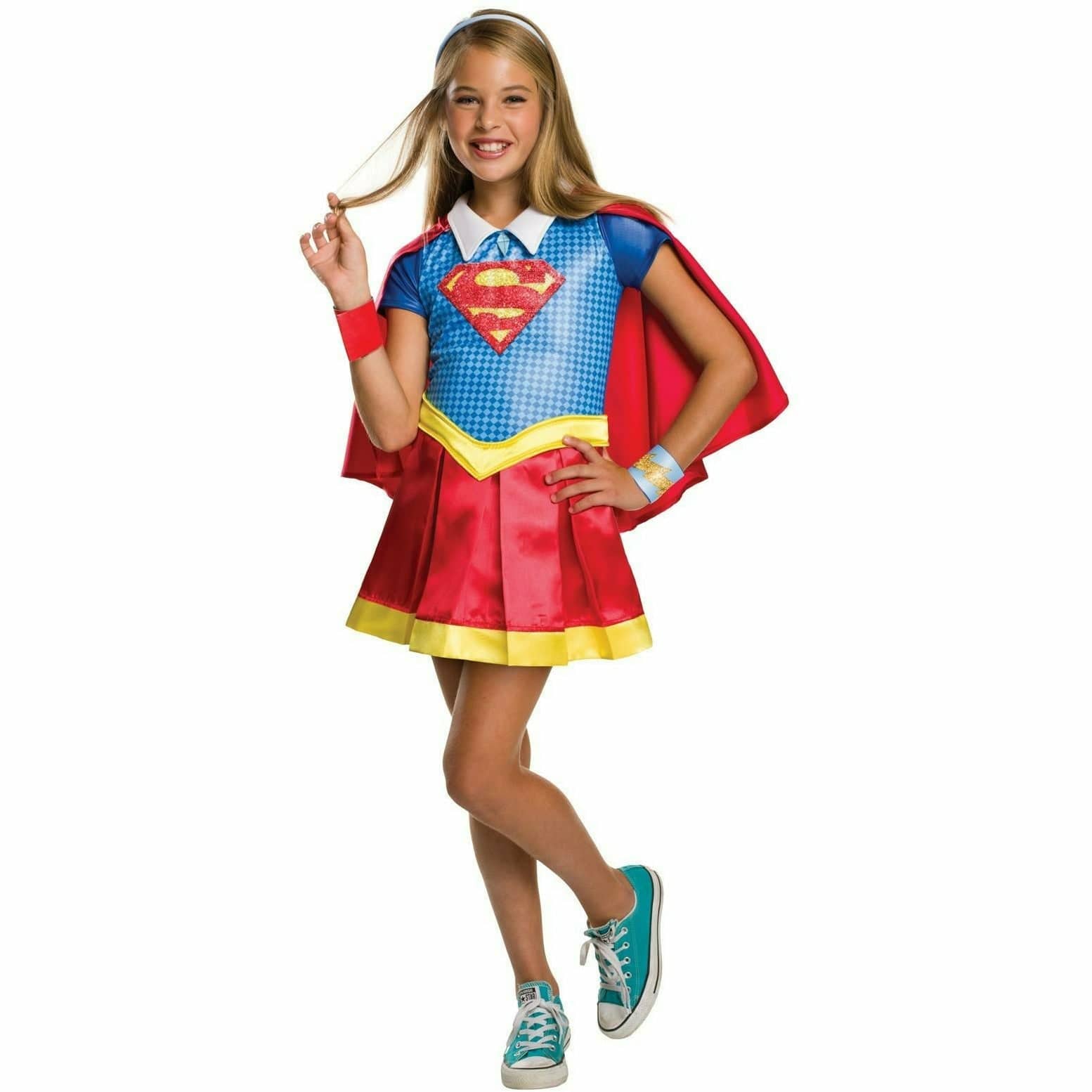 Rubies COSTUMES Small (4-6) Girls DC Super Hero Deluxe Supergirl Child Costume