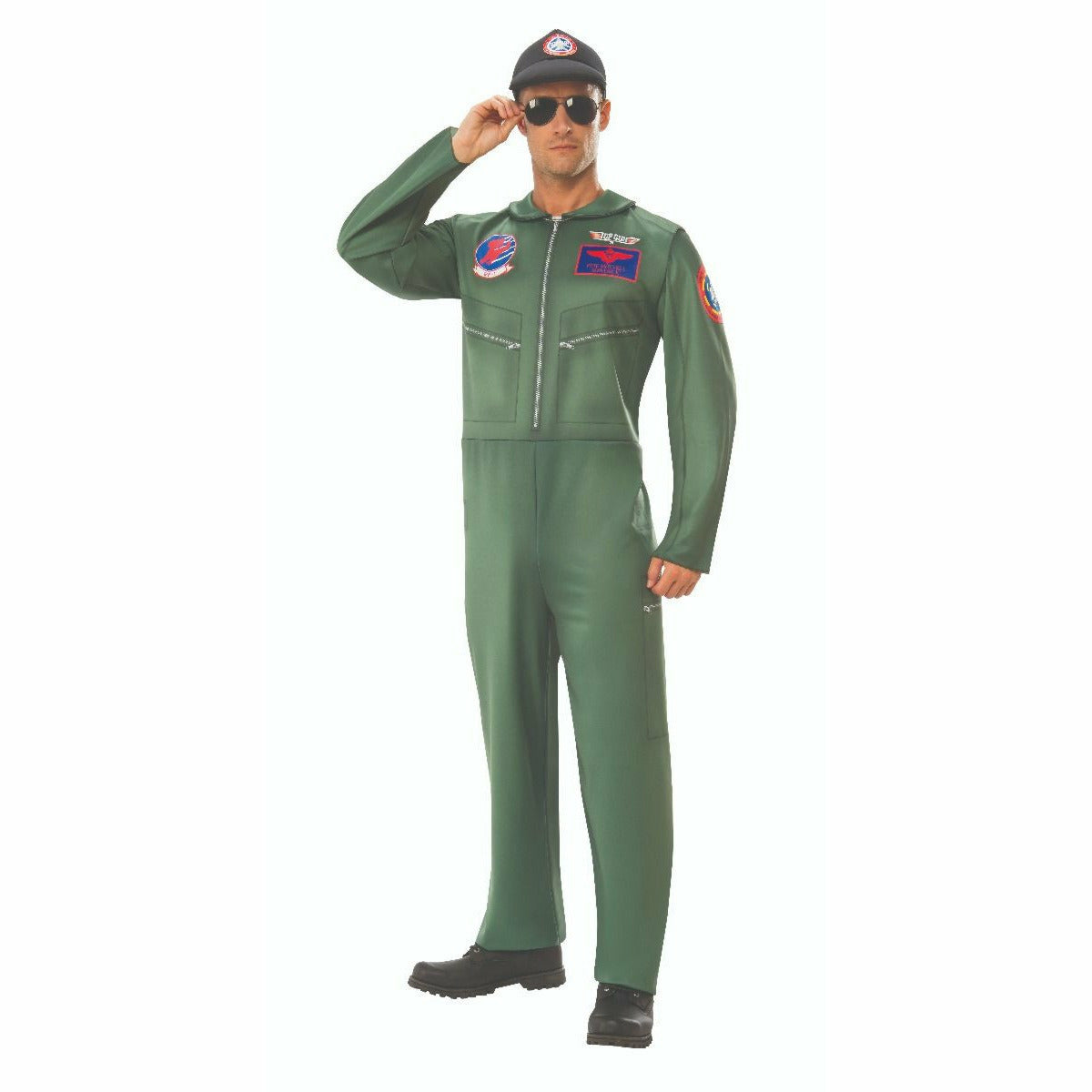 Rubies COSTUMES XL Mens Adult Top Gun Jumpsuit Costume