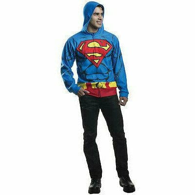 Rubies COSTUMES XS fits up to size 36 Mens Superman Hoodie