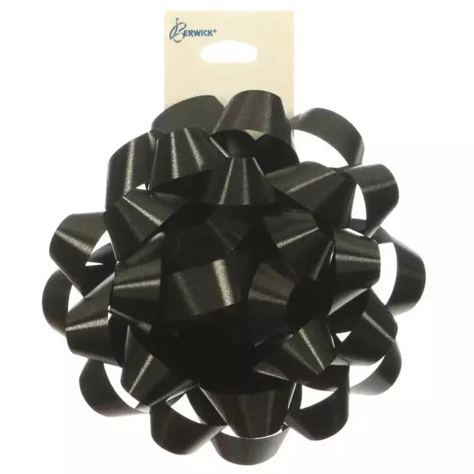 Rubies DECORATIONS 6" Lacqured Bow - Black