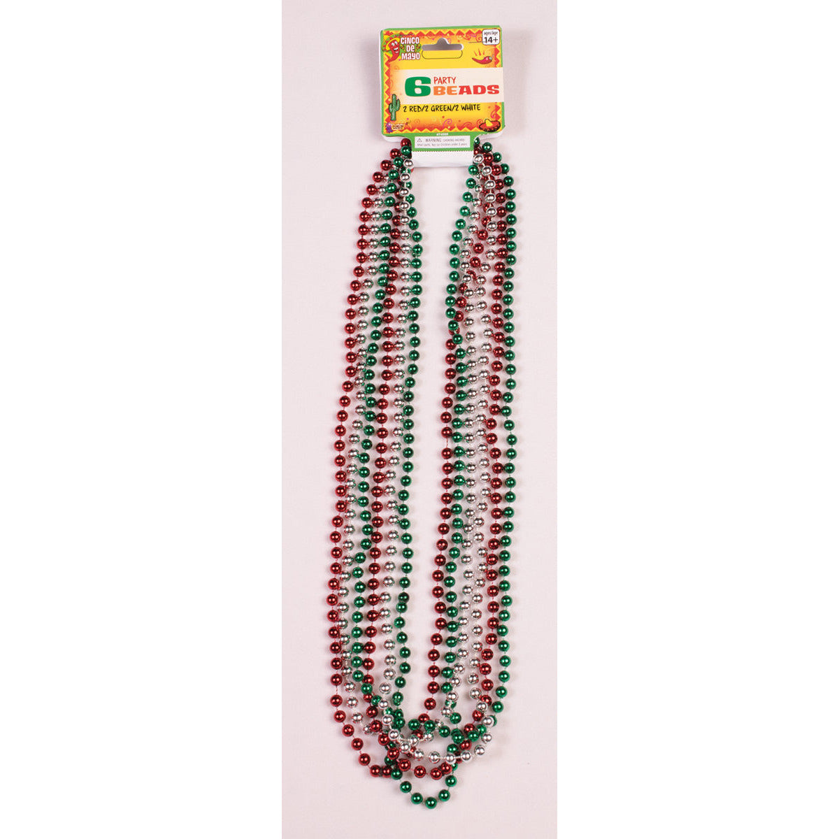 Rubies HOLIDAY: FIESTA BEADS PARTY-6 PER HEADER