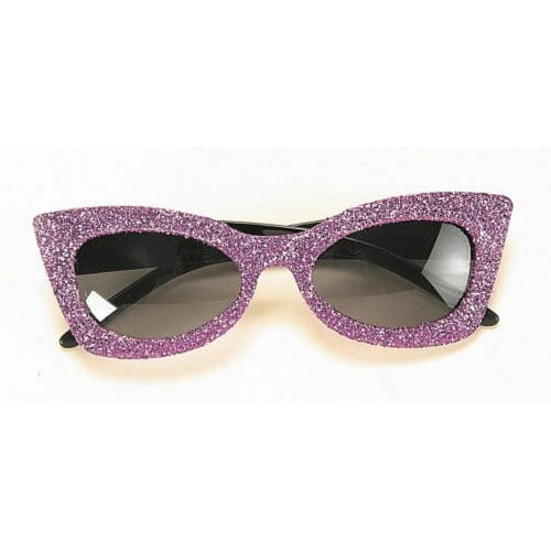 Rubies Purple Glitter Glasses
