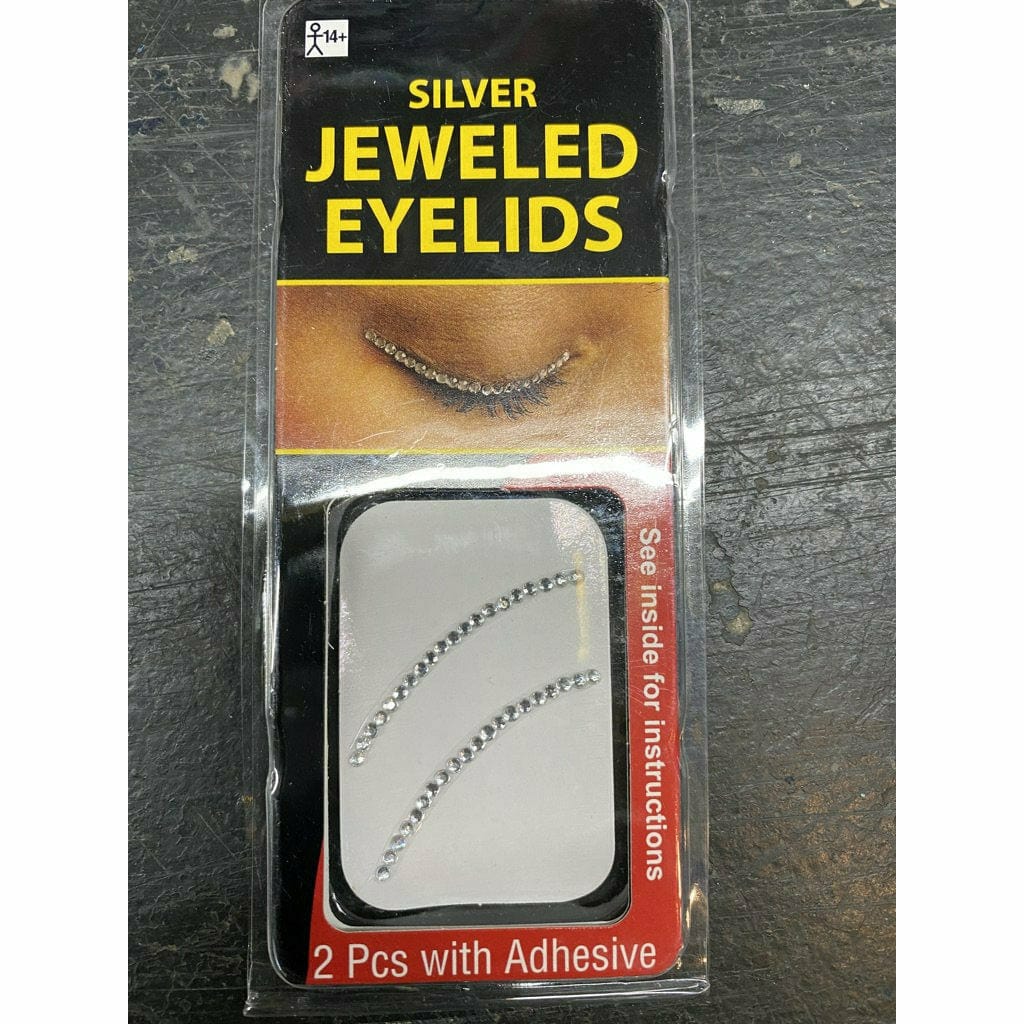 Rubies Silver Jeweled Eyelids