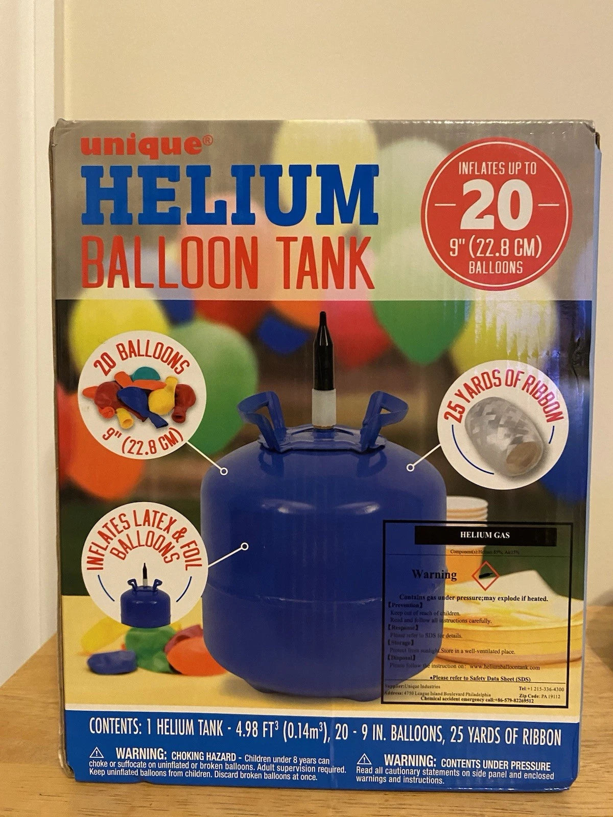 Helium Tank Disposable