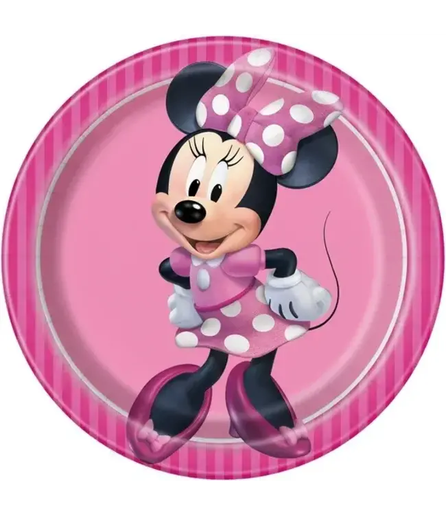 Minnie Mouse Paper Plates 7″ (8 count)