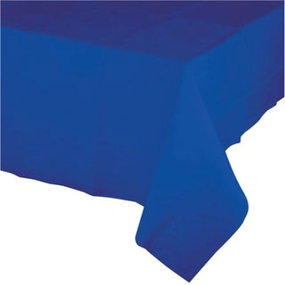 Paper-Poly Tablecloth 54" x 108" Cobalt Blue