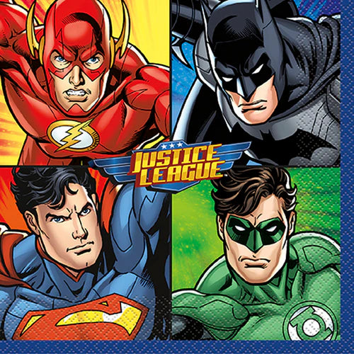 Justice League Luncheon Napkin