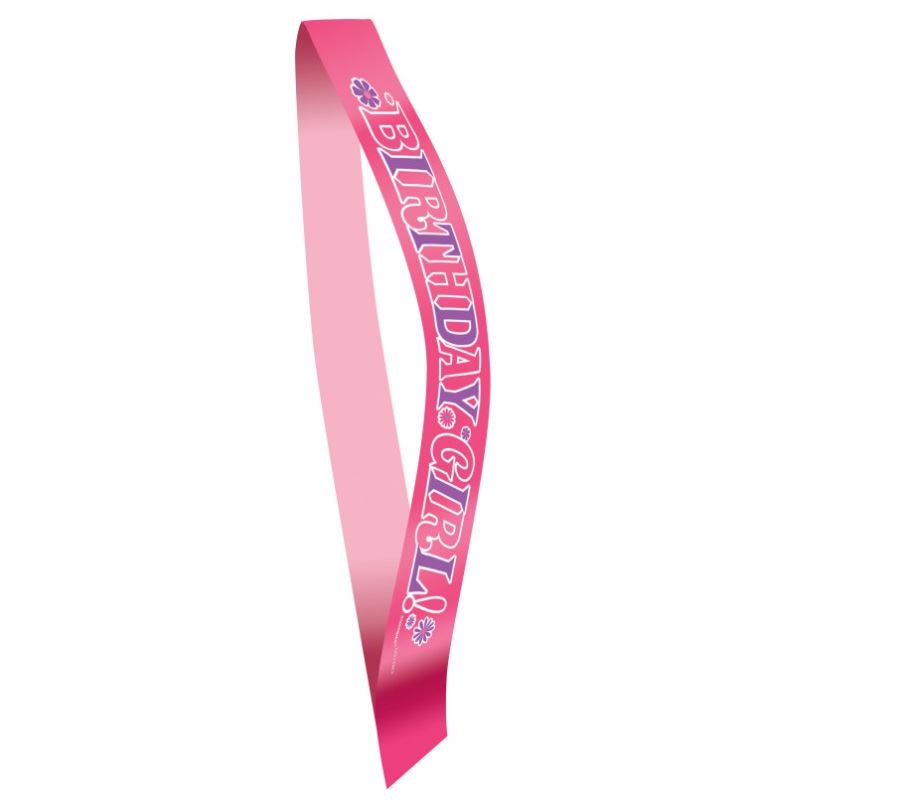 Birthday Girl Satin Sash