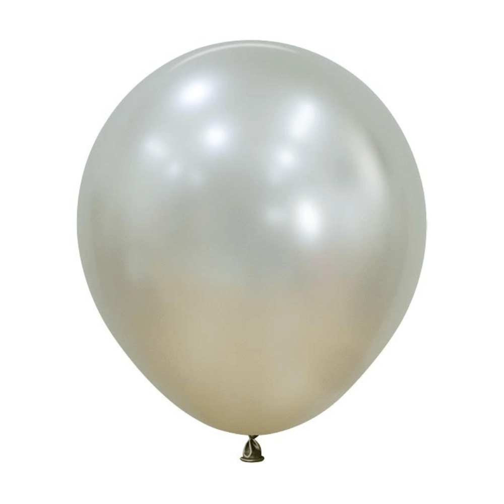 Silk Cream Pearl Latex Balloon 25ct, 18"